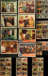 8s0178 LOT OF 71 LOBBY CARDS 1930s-1940s incomplete sets from a variety of movies!