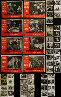 8s0601 LOT OF 55 ENGLISH FRONT OF HOUSE LOBBY CARDS 1950s from a variety of movies!