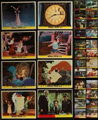 8s0602 LOT OF 40 WALT DISNEY COLOR ENGLISH FRONT OF HOUSE LOBBY CARDS 1960s-1970s great scenes!