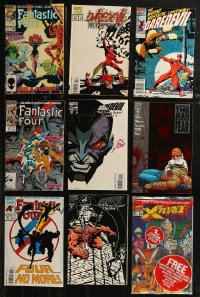 8s0232 LOT OF 9 MARVEL COMIC BOOKS 1980s-1990s Fantastic Four, Daredevil, X-Force & more!