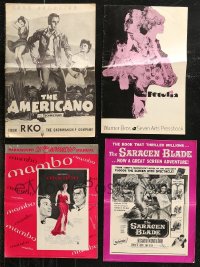 8s0084 LOT OF 15 UNCUT PRESSBOOKS 1950s-1970s advertising a variety of different movies!