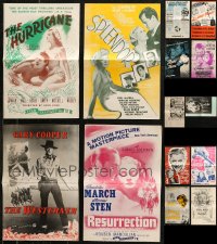 8s0086 LOT OF 14 UNCUT RE-RELEASE PRESSBOOKS R1940s-1950s advertising a variety of different movies!
