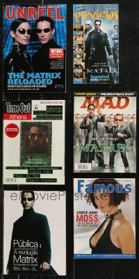 8s0490 LOT OF 6 MAGAZINES WITH MATRIX COVERS 1999-2003 filled with great images & articles!