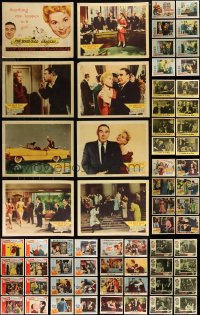 8s0172 LOT OF 96 LOBBY CARDS 1950s-1960s complete sets from a variety of different movies!