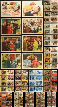 8s0171 LOT OF 117 LOBBY CARDS 1940s-1970s complete & incomplete sets!