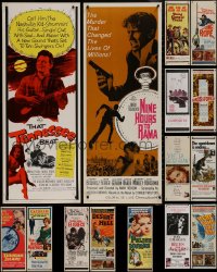 8s0674 LOT OF 15 UNFOLDED INSERTS 1960s great images from a variety of different movies!