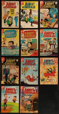 8s0230 LOT OF 11 ABBOTT & COSTELLO CHARLTON COMICS COMIC BOOKS 1968-1970 includes first issue!