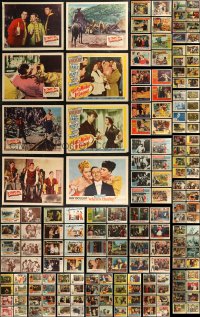 8s0158 LOT OF 235 1950S LOBBY CARDS 1950s incomplete sets from a variety of different movies!