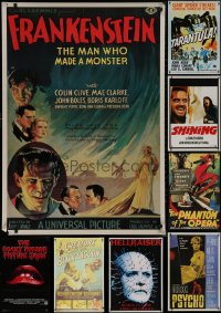 8s0731 LOT OF 15 UNFOLDED MOSTLY COMMERCIAL HORROR/SCI-FI POSTERS 1990s-2000s cool movie images!