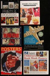 8s0360 LOT OF 6 POSTER HARDCOVER BOOKS 1990s-2010s filled with great images & information!