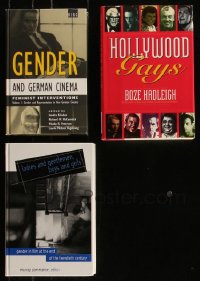 8s0385 LOT OF 3 GENDER IN FILM HARDCOVER BOOKS 1990s-2000s filled with great images & information!