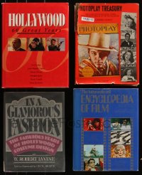 8s0373 LOT OF 4 HARDCOVER MOVIE BOOKS 1970s-1990s filled with great images & information!