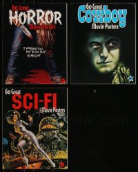 8s0435 LOT OF 3 BRUCE HERSHENSON 60 GREAT SOFTCOVER MOVIE POSTER BOOKS 2003 great color images!