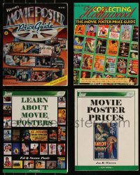8s0428 LOT OF 4 JOHN WARREN AND ED POOLE SOFTCOVER MOVIE POSTER BOOKS 1986-2002 great images & info!