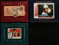 8s0381 LOT OF 3 HARDCOVER LOBBY CARD MOVIE BOOKS 1982-1988 filled with great images & information!