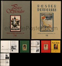 8s0341 LOT OF 5 POSTER AUCTIONS INTERNATIONAL VI-X HARDCOVER AUCTION CATALOGS 1988-1990 cool!