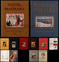 8s0333 LOT OF 9 POSTER AUCTIONS INTERNATIONAL BETWEEN XX-XXIX HARDCOVER AUCTION CATALOGS 1995-1999