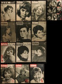 8s0442 LOT OF 21 FILM SPIEGEL GERMAN MOVIE MAGAZINES 1961-1965 filled with great images & articles!