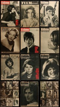 8s0438 LOT OF 28 FILM SPIEGEL GERMAN MOVIE MAGAZINES 1959-1965 filled with great images & articles!