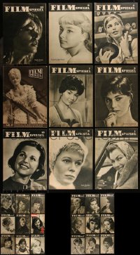 8s0439 LOT OF 27 FILM SPIEGEL GERMAN MOVIE MAGAZINES 1960-1962 filled with great images & articles!