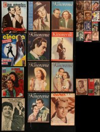 8s0440 LOT OF 26 NON-U.S. MOVIE MAGAZINES 1930s-1980s filled with great images & articles!