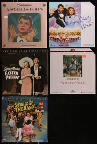 8s0290 LOT OF 5 JUDY GARLAND LASER DISCS 1980s-1990s Star is Born, Easter Parade, Strike Up the Band