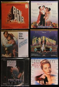 8s0287 LOT OF 6 LASER DISCS 1990s Ben-Hur, Song Without End, Some Came Running, Boy Friend & more!