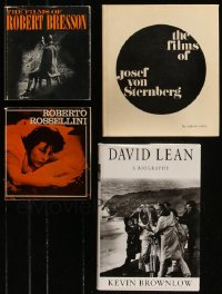 8s0370 LOT OF 4 NON-U.S. MOVIE DIRECTOR HARDCOVER BOOKS 1966-1996 filled with great images & information!