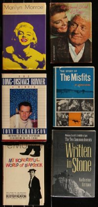 8s0361 LOT OF 6 HARDCOVER MOVIE BOOKS 1960-1999 filled with great images & information!