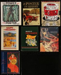 8s0408 LOT OF 7 POSTER SOFTCOVER BOOKS 1975-2017 filled with great images & information!