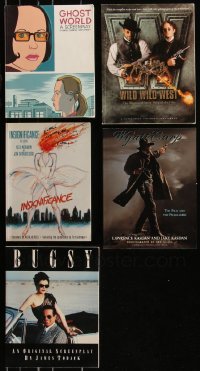 8s0426 LOT OF 5 DELUXE MOVIE SOFTCOVER BOOKS 1985-2001 filled with great images & information!