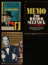 8s0379 LOT OF 3 PRODUCER BIOGRAPHY HARDCOVER BOOKS 1954-1993 filled with great images & information!