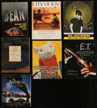 8s0412 LOT OF 7 DELUXE MOVIE SOFTCOVER BOOKS 1992-2003 filled with great images & information!