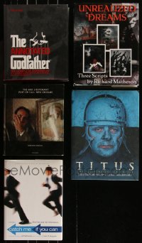 8s0368 LOT OF 5 DELUXE SCREENPLAY HARDCOVER BOOKS 2000-2009 Godfather, Catch Me If You Can & more!