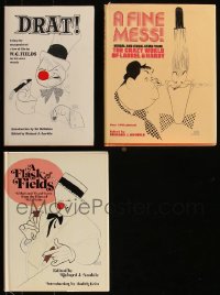 8s0382 LOT OF 3 HARDCOVER COMEDY BOOKS 1968-1975 filled with great images & information!