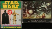 8s0317 LOT OF 1 STAR WARS MAGAZINE AND 1 SOUVENIR PROGRAM BOOK 1977 official poster monthly!