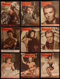 8s0541 LOT OF 20 PICTUREGOER 1952 ENGLISH MOVIE MAGAZINES 1952 filled with great images & articles!