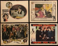 8s0210 LOT OF 4 RICHARD TALMADGE LOBBY CARDS 1924-1935 Fighting Demon, Jimmie's Millions & more!