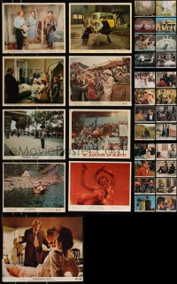 8s0582 LOT OF 33 COLOR 8X10 STILLS 1950s-1970s great scenes from a variety of different movies!