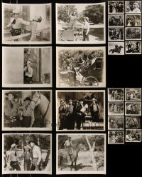 8s0585 LOT OF 30 COWBOY WESTERN 8X10 STILLS 1940s-1970s great scenes from several movies!
