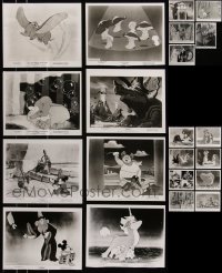 8s0586 LOT OF 21 WALT DISNEY RE-RELEASE 8X10 STILLS 1960s-1970s Dumbo, Fantasia, Snow White & more!