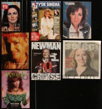8s0284 LOT OF 7 MAGAZINES AND NEWSPAPER SUPPLEMENTS 1970s-2010s great images & articles!