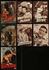 8s0612 LOT OF 7 GERMAN PROGRAMS 1950s-1960s great images from a variety of different movies!