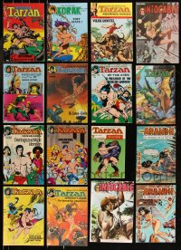 8s0224 LOT OF 20 NON-U.S. TARZAN COMIC BOOKS 1970s Edgar Rice Burroughs, great color artwork!