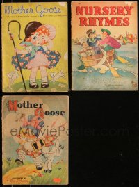 8s0431 LOT OF 3 WHITMAN CHILDREN'S SOFTCOVER BOOKS 1934-1941 with great color illustrations!