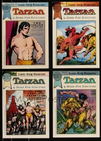8s0430 LOT OF 4 BLACKTHORNE PUBLISHING TARZAN COMIC STRIP REPRINT SOFTCOVER BOOKS 1986 Hogarth art!