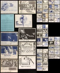 8s0574 LOT OF 60 WARNER BROS. SYNOPSIS SHEETS 1950s-1960s for a variety of different movies!