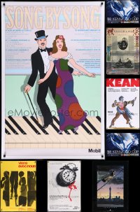 8s0704 LOT OF 11 UNFOLDED MISCELLANEOUS POSTERS 1980s-2000s a variety of cool images!