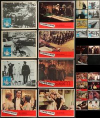 8s0191 LOT OF 27 LOBBY CARDS AND COLOR 11X14 STILLS 1940s-1980s scenes from a variety of movies!