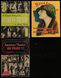 8s0387 LOT OF 3 AMERICAN THEATER HARDCOVER BOOKS 1950s-1980s filled with great images & information!
